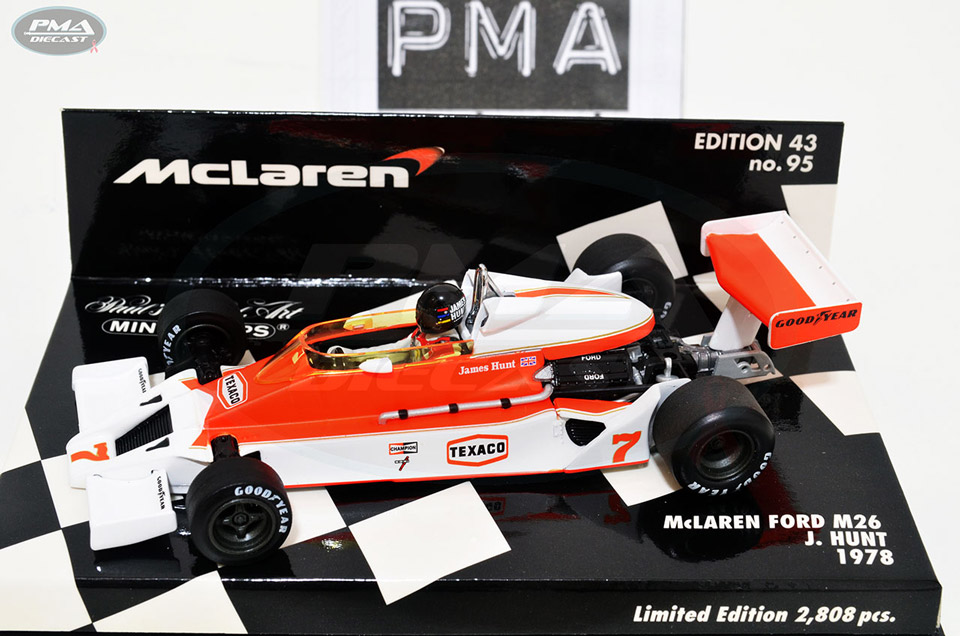 JAMES HUNT 1978 MCLAREN M26 1:43